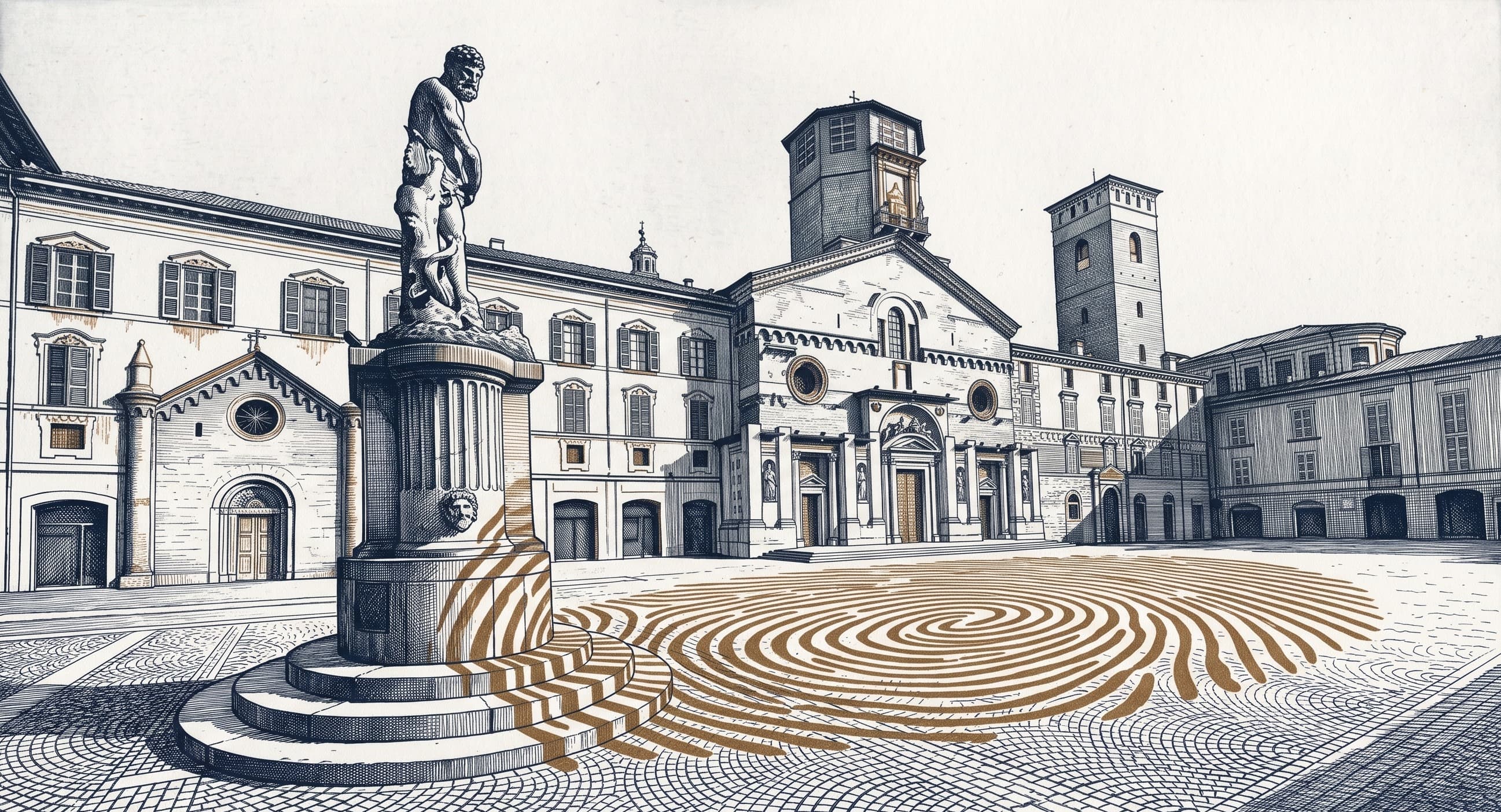 Reggio Emilia, incisione